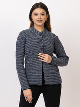 2405 Navy Crew Neck Cardigan winter wear TWENTY ME