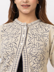 2850 Fawn Crew Neck Cardigan winter wear TWENTY ME