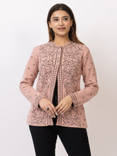 2850 Peach Crew Neck Cardigan winter wear TWENTY ME