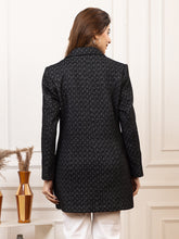 TWENTY ME Winter Wear Casual Wear Outdoor Wear Tweed Fabric Notch Lapel Solid Full Sleeve Women's Coat (4426)
