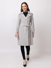 4336 L Grey Long Coat Winter Wear TWENTY ME