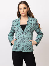 4353 Sea Green Short Blazer Winter Wear TWENTY ME
