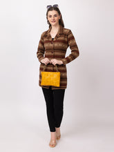 4683 Camel Brighten Up Your Wardrobe with Long Cardigan Winter Wear TWENTY ME