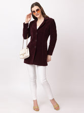 4311 D.Wine Blazer for Winter