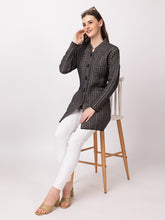 4727 Black Long Cardigan for Winter