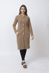 4663 Camel Long Cardigan Winter Wear TWENTY ME