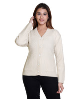 2403 White Warm Up in White-Toned Cardigans