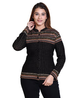 2810 Black Warm Up in Black-Toned Cardigans