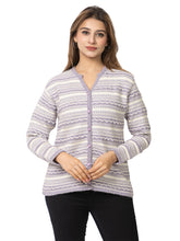2846 Lavender Cardigan Acrylic Blend Button Closure Soft & Warm Winter Wear TWENTY ME