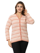 2846 Peach Cardigan Acrylic Blend Button Closure Soft & Warm Winter Wear TWENTY ME