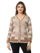 2890 Camel Cardigan Acrylic Blend Button Closure Soft & Warm Winter Wear TWENTY ME