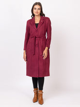 4165 Purple TWENTY ME Long Coat for Winter