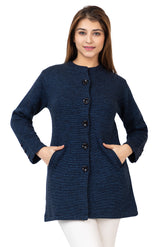 4193 Navy Long Cardigan winter wear TWENTY ME