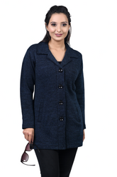 4195 Navy Long Cardigan winter wear TWENTY ME