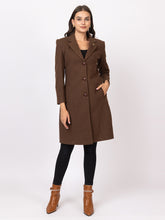 4208 Brown TWENTY ME Long Coat for Winter