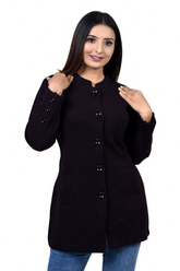 4372 Wine Long Cardigan winter wear TWENTY ME
