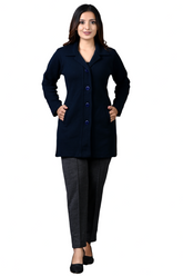 4433 Navy Long Cardigan winter wear TWENTY ME