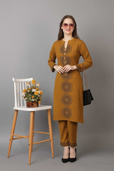 5038 Mustard Twenty Me Winter Casual Wear Women's Kurti