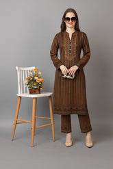 5042 Brown Twenty Me Winter Casual Wear Women's Kurti