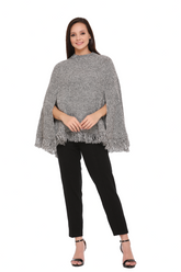 6279 Grey Ponchu Winter Wear TWENTY ME