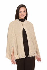 6349 Beige Ponchu Winter Wear TWENTY ME