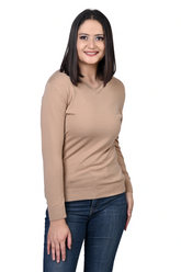 6505 Camel Top Casual Wear Soft & Warm Acrylic Lycra Full Sleeve Winter Wear TWENTY ME