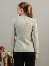 TWENTY ME Winter Wear Casual Wear Tweed Regular Fit with Side pockets Stylish Blazer for Women (4272)