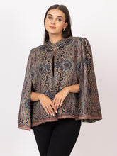 7142 Brown Twenty Me Winter Casual Wear Women's poncho