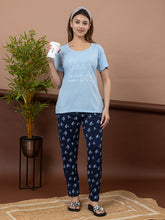 RG-105 SKY BLUE SUMMER NIGHT SUIT