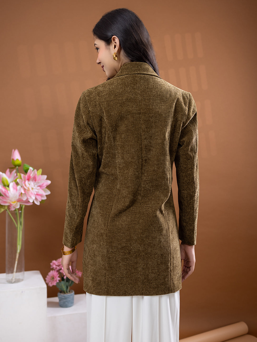 4444 Wool Blend Blazer Winter Wear TWENTY ME