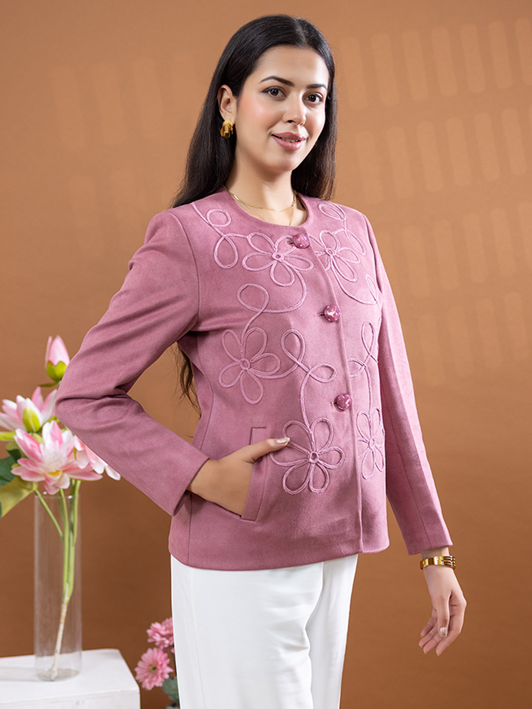4483 Wool Blend Blazer Winter Wear TWENTY ME