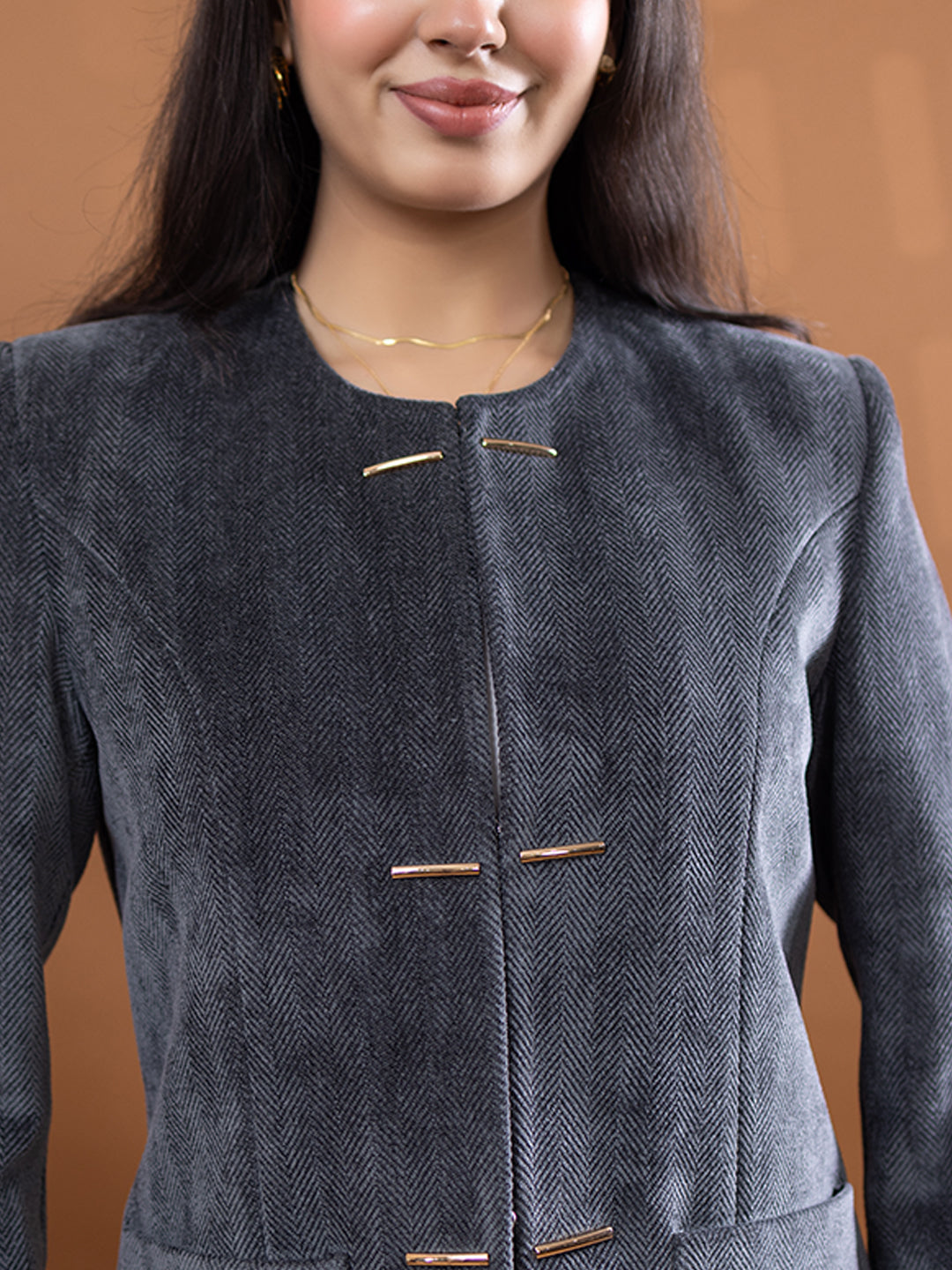 4377 Wool Blend Blazer Winter Wear TWENTY ME