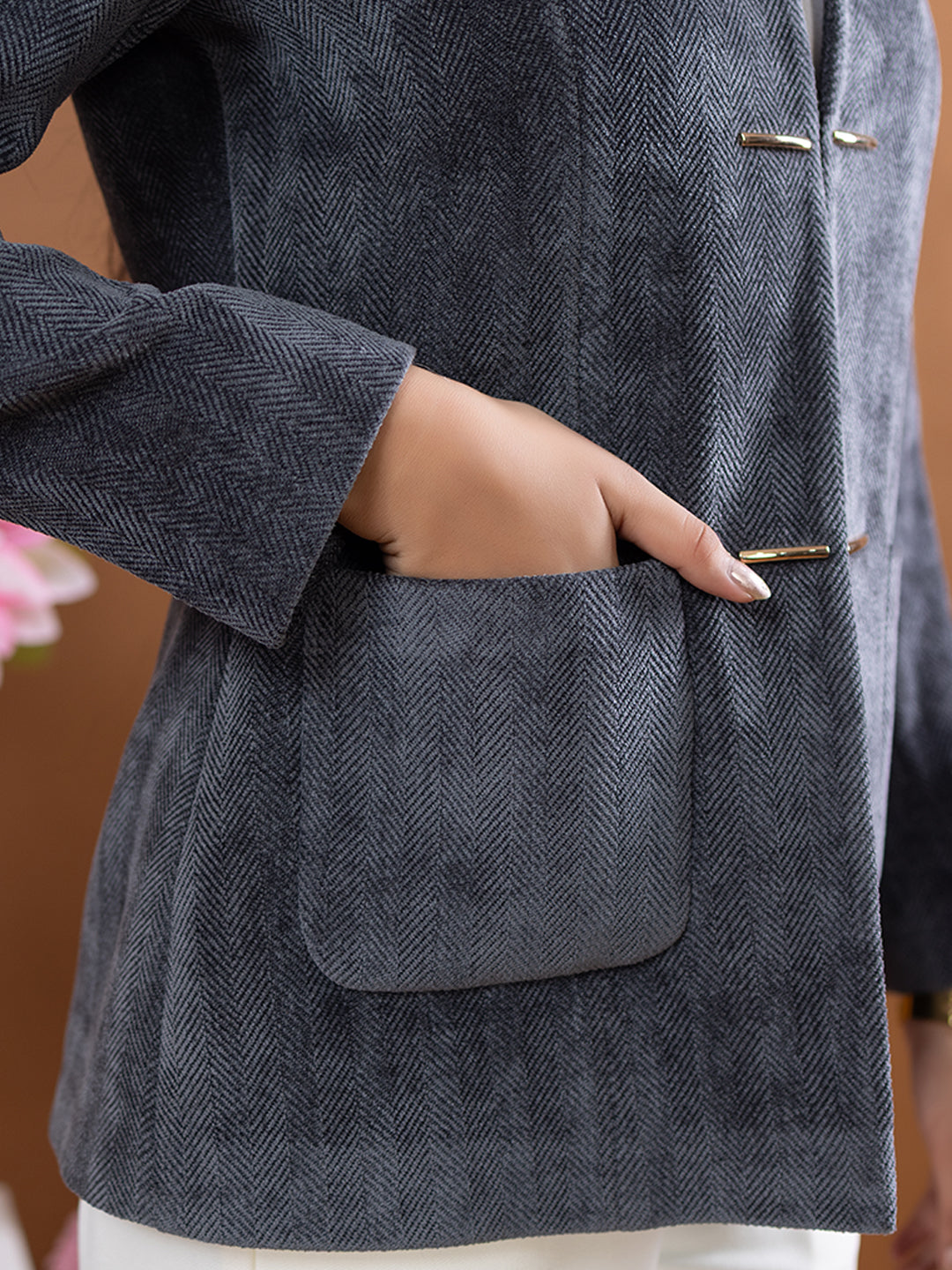 4377 Wool Blend Blazer Winter Wear TWENTY ME