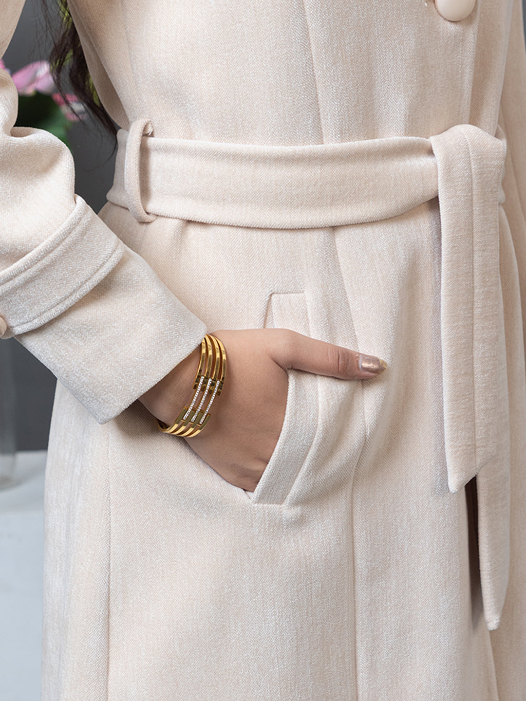 4388 Wool Blend Long Coat Winter Wear TWENTY ME