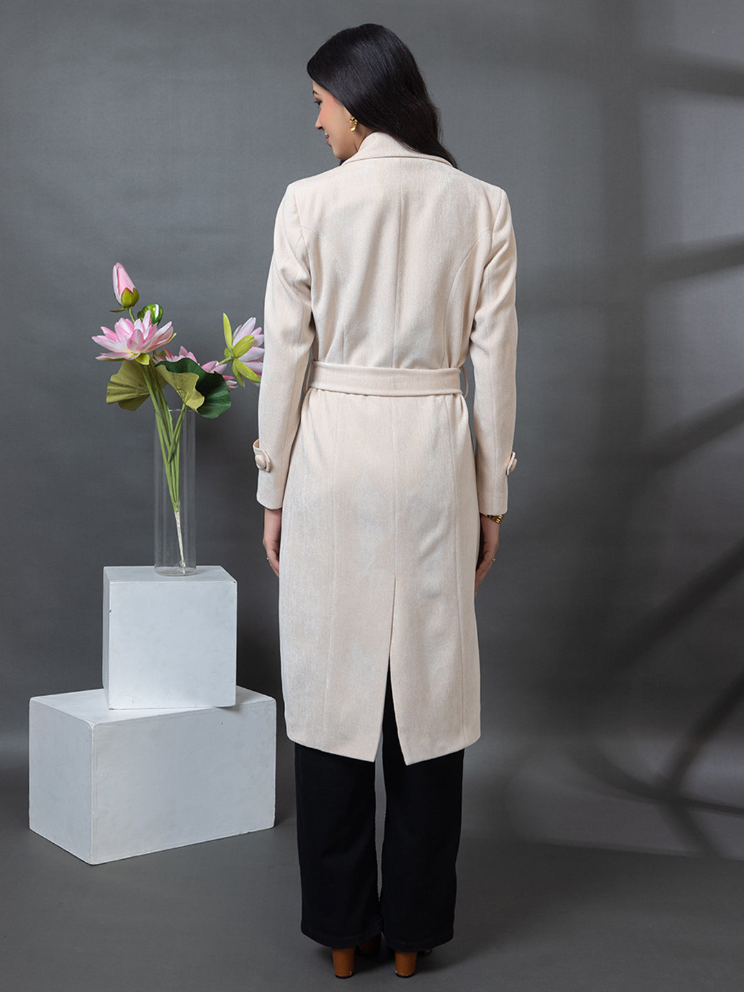 4388 Wool Blend Long Coat Winter Wear TWENTY ME