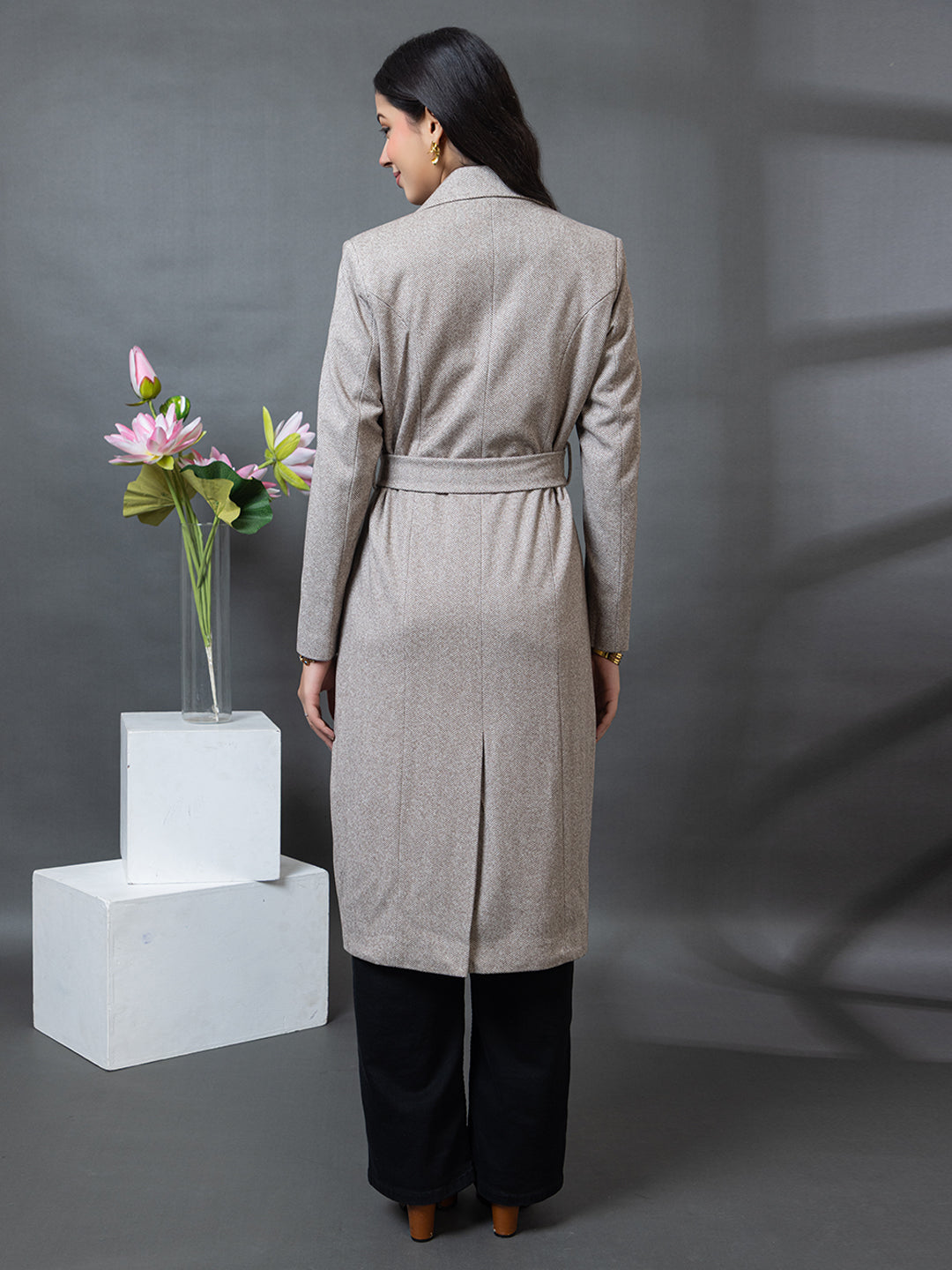 4482 Wool Blend Long Coat Winter Wear TWENTY ME