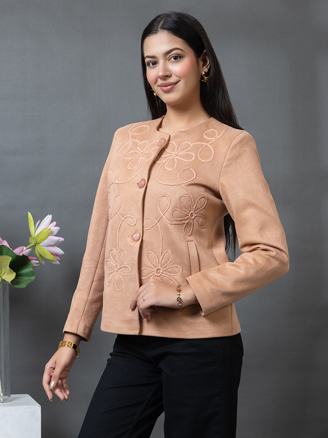 4483 Wool Blend Blazer Winter Wear TWENTY ME