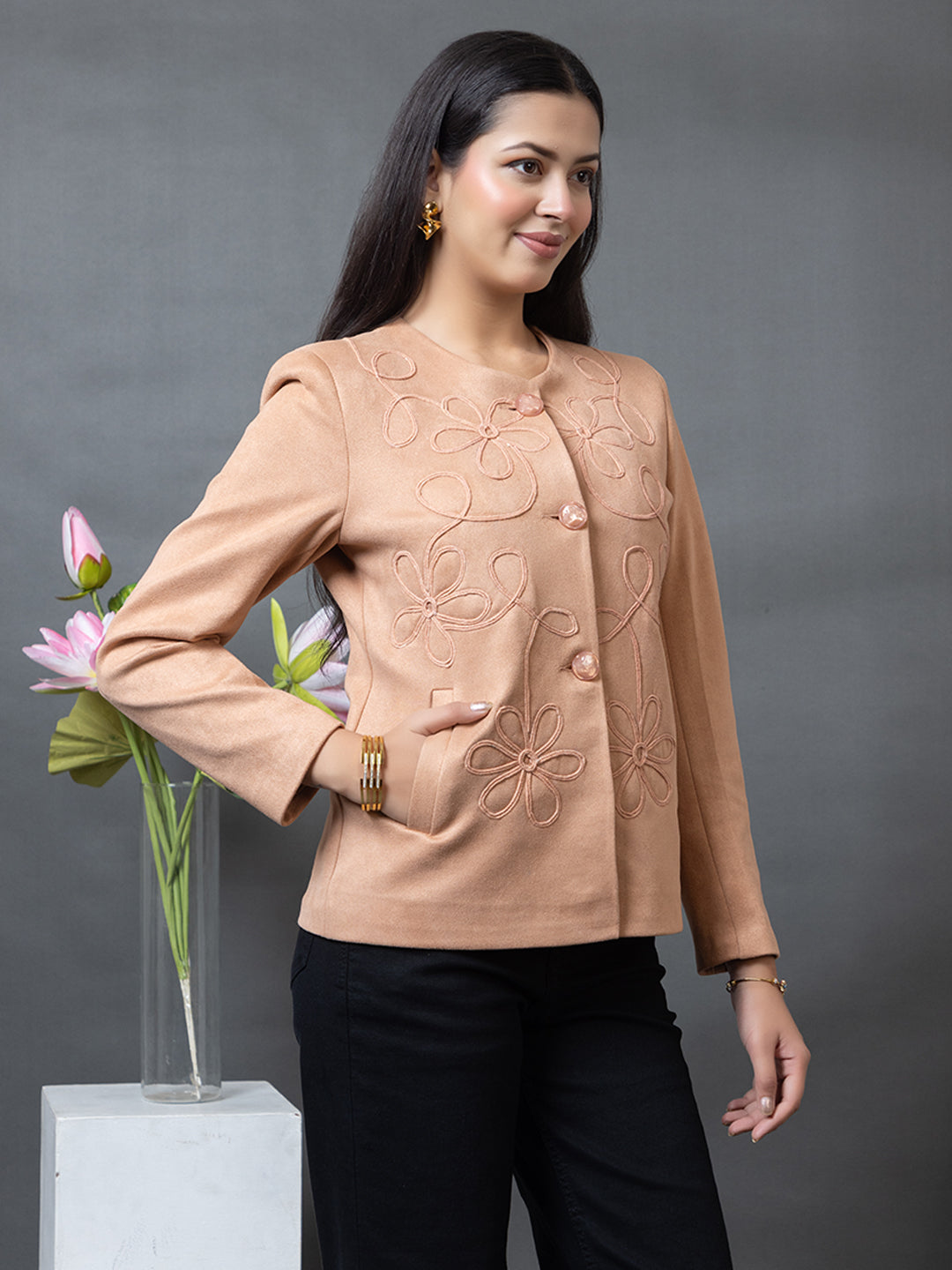 4483 Wool Blend Blazer Winter Wear TWENTY ME