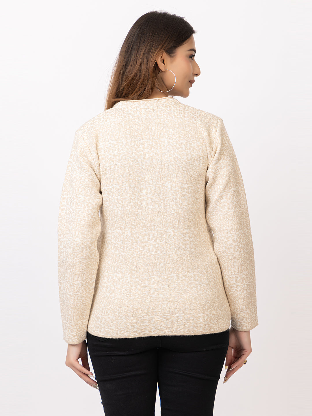 2870 Fawn V Neck Cardigan winter wear TWENTY ME