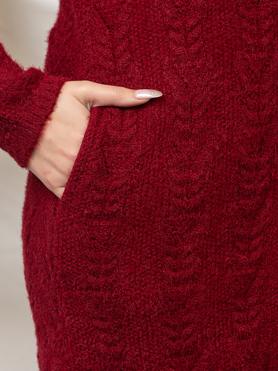 TWENTY ME Women's Open Front Longline Knit Cardigan Sweater Soft and Warm Cardigan with Side Pockets Casual & Lightweight Cover-Up (4798)