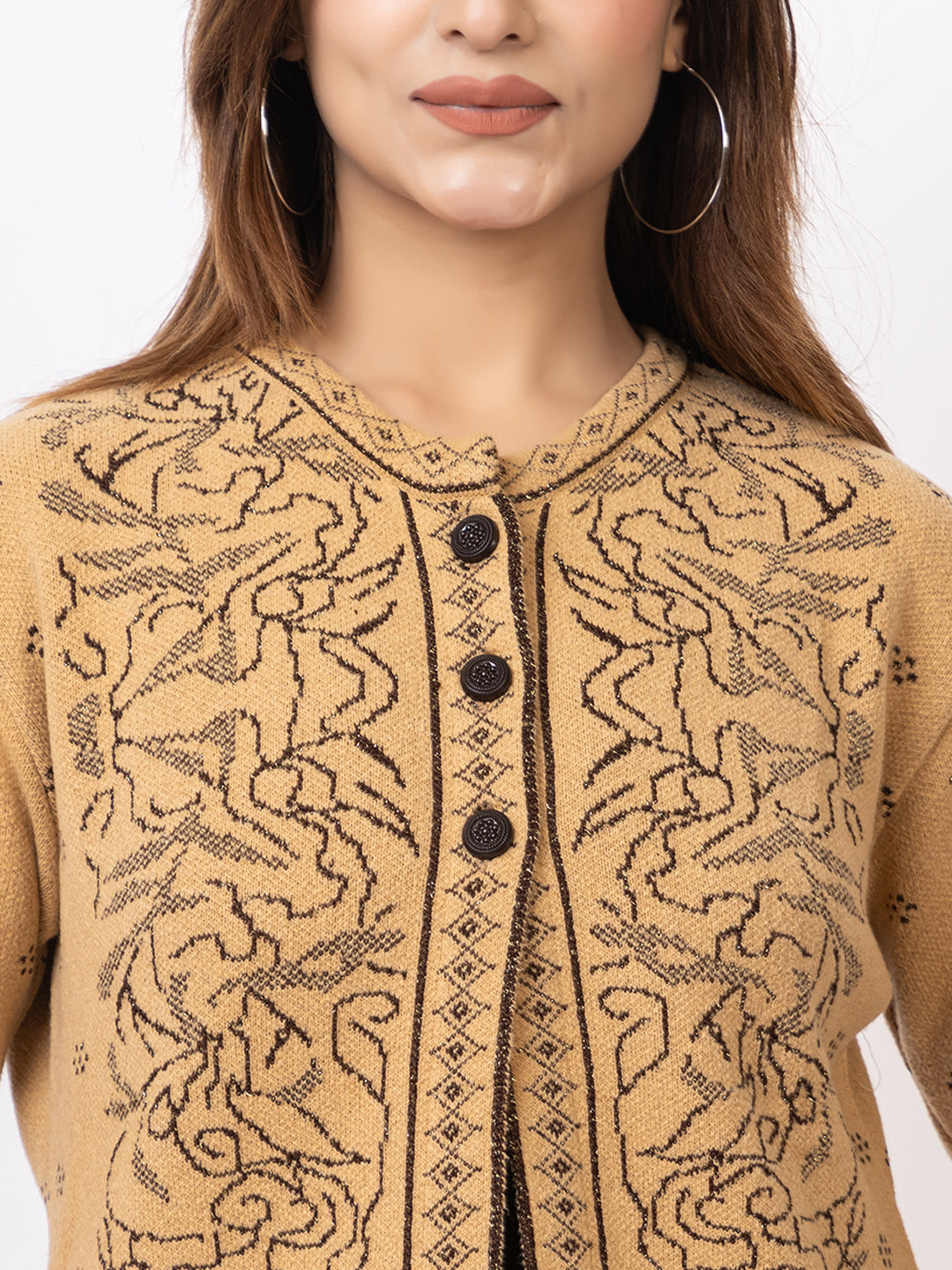 2850 Camel Crew Neck Cardigan winter wear TWENTY ME