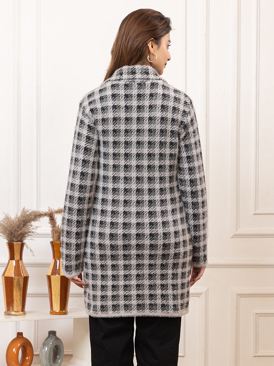 TWENTY ME Women's Open Front Longline Knit Cardigan Sweater Soft and Warm Cardigan with Side Pockets Casual & Lightweight Cover-Up (4736)