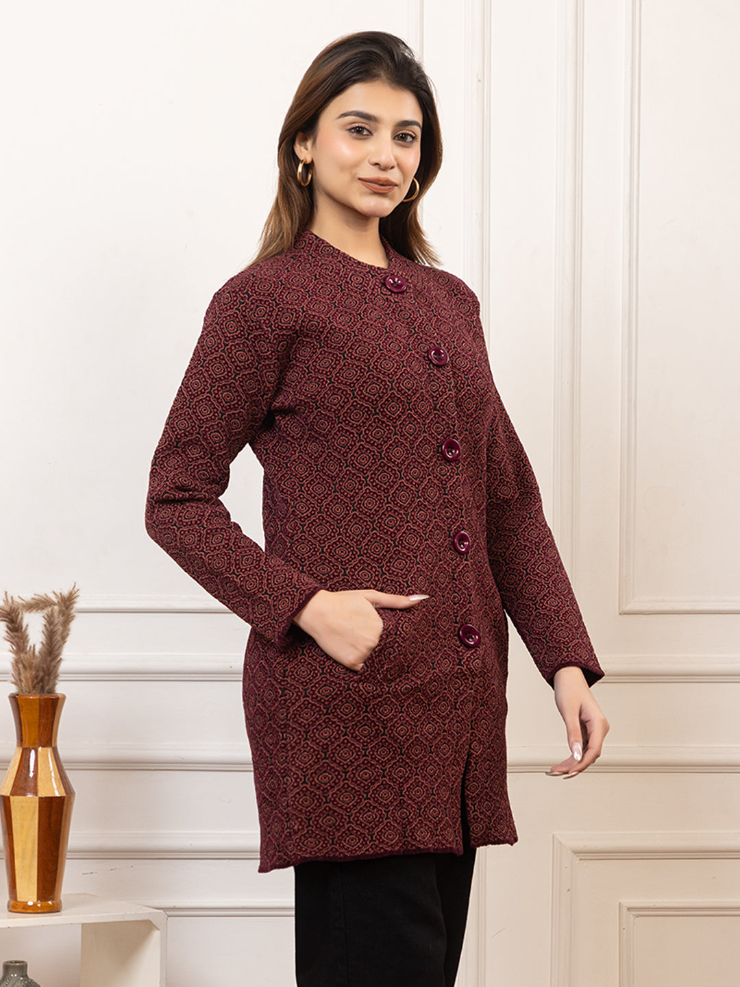TWENTY ME Women's Open Front Longline Knit Cardigan Sweater Soft and Warm Cardigan with Side Pockets Casual & Lightweight Cover-Up (4692)