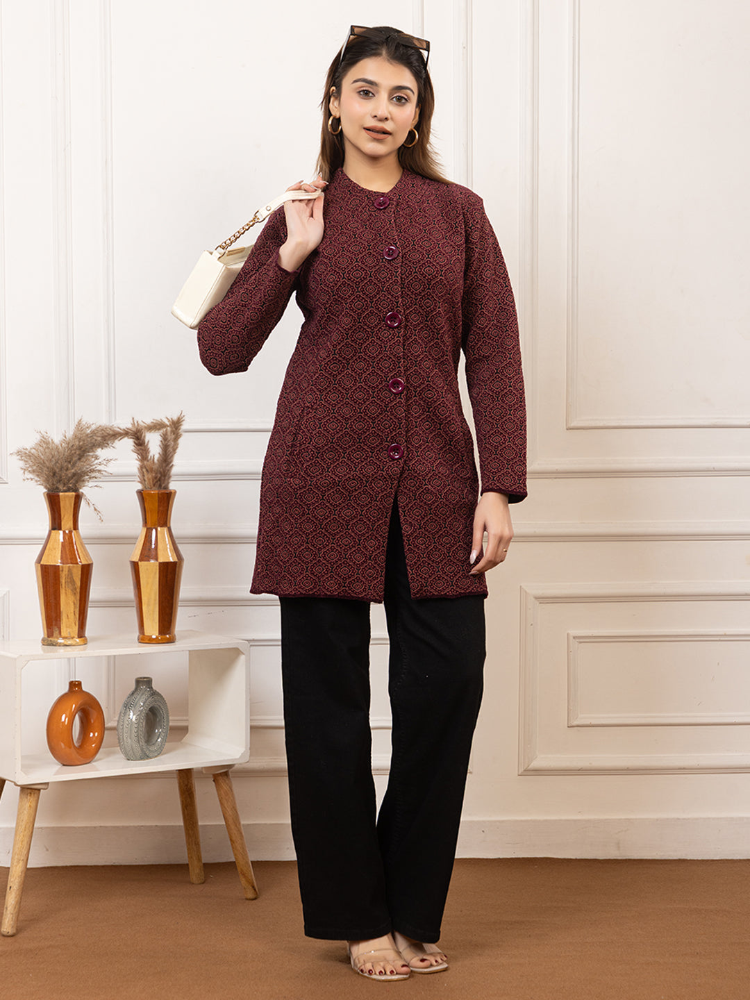TWENTY ME Women's Open Front Longline Knit Cardigan Sweater Soft and Warm Cardigan with Side Pockets Casual & Lightweight Cover-Up (4692)
