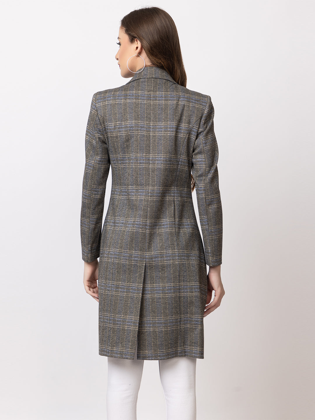 4283 D Grey Coat Winter Wear TWENTY ME