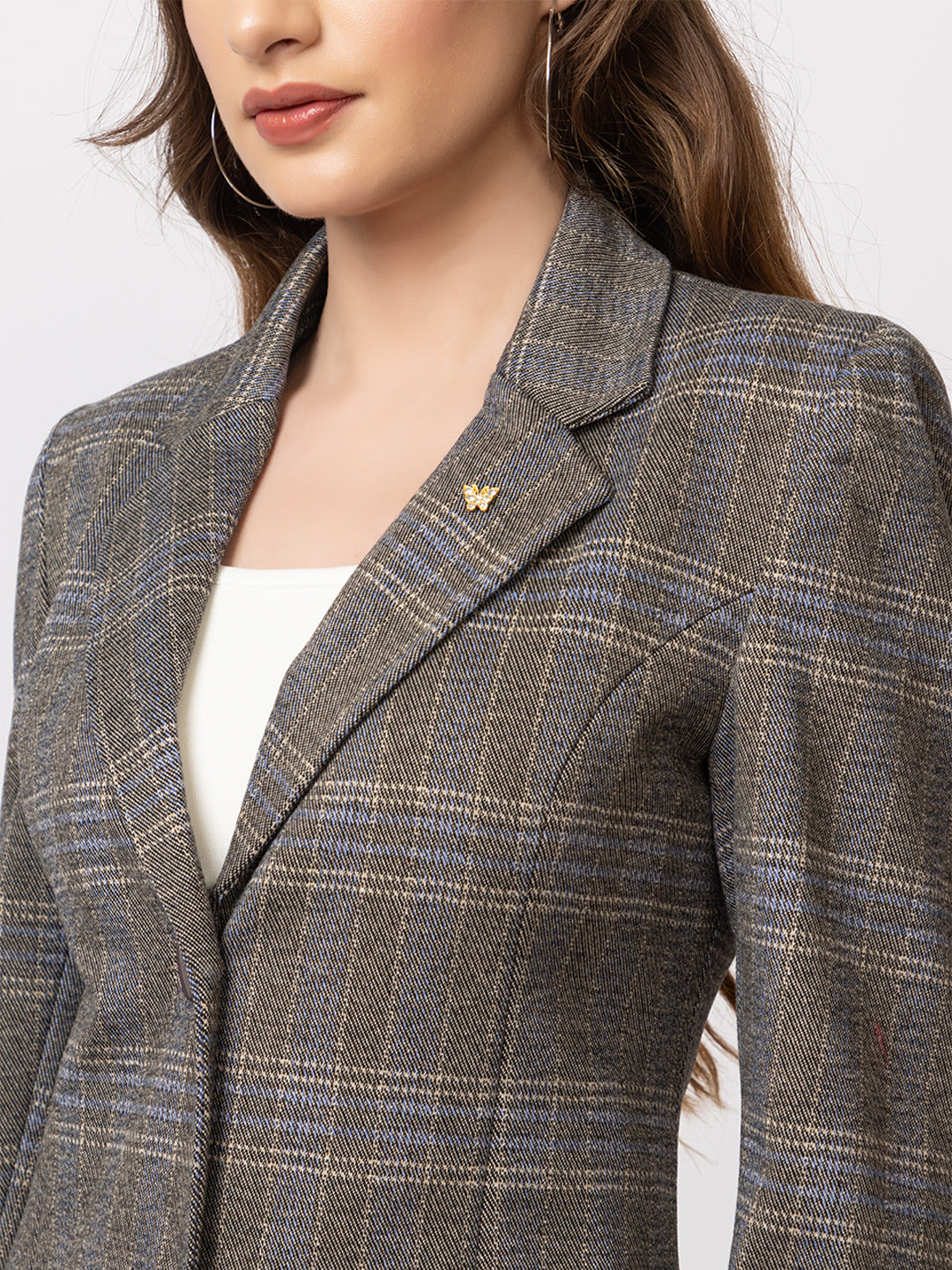4283 D Grey Coat Winter Wear TWENTY ME