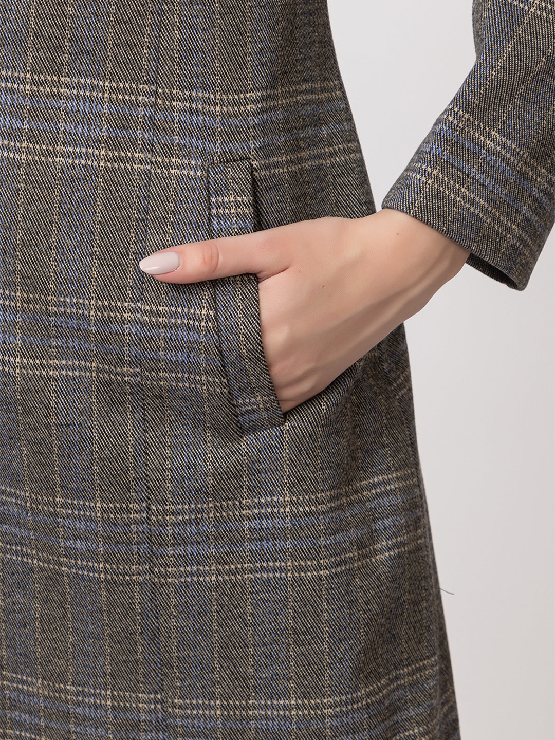 4283 D Grey Coat Winter Wear TWENTY ME