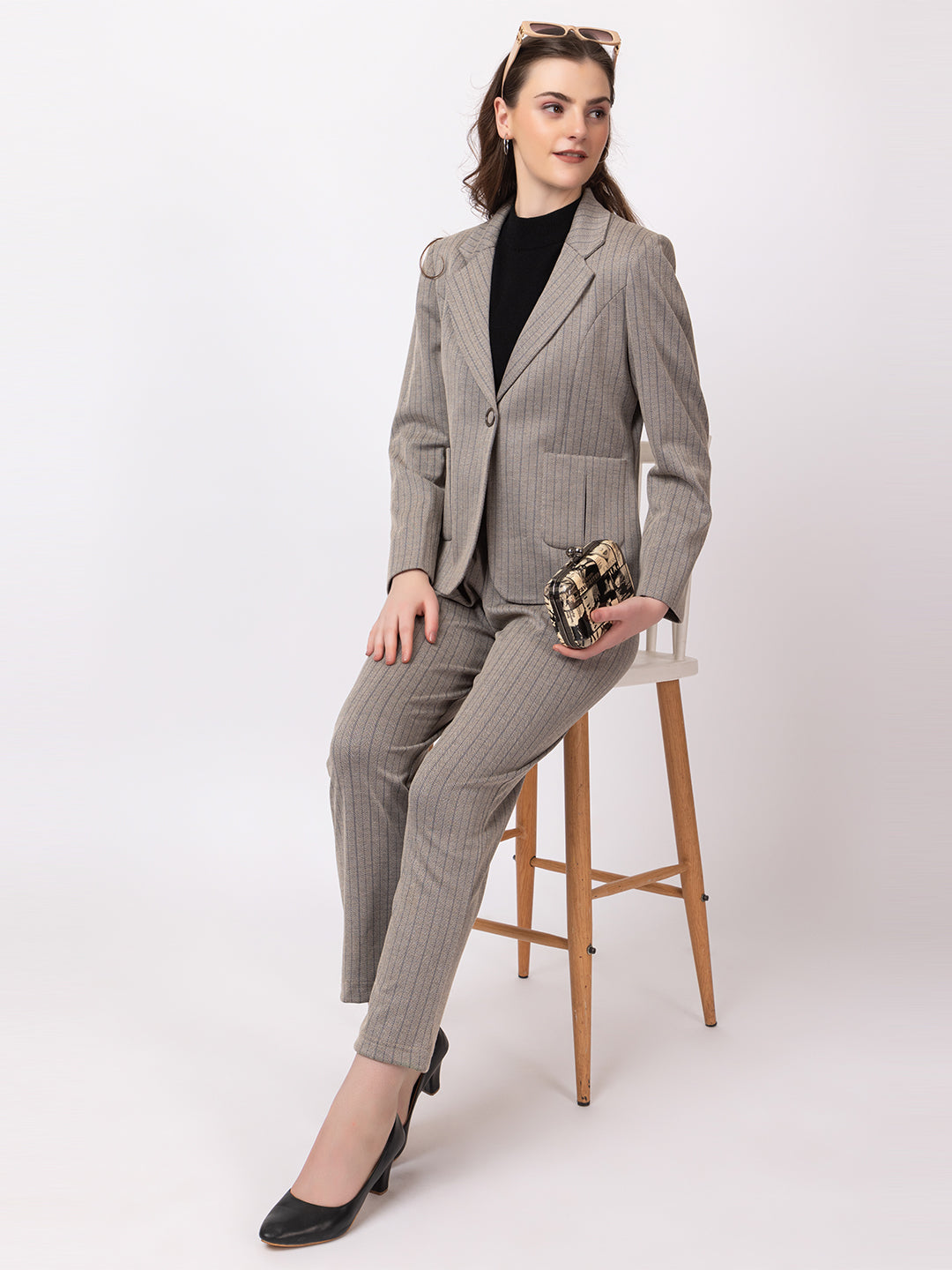 7158 Camel Step Up Your Wardrobe with Cord Set Camel