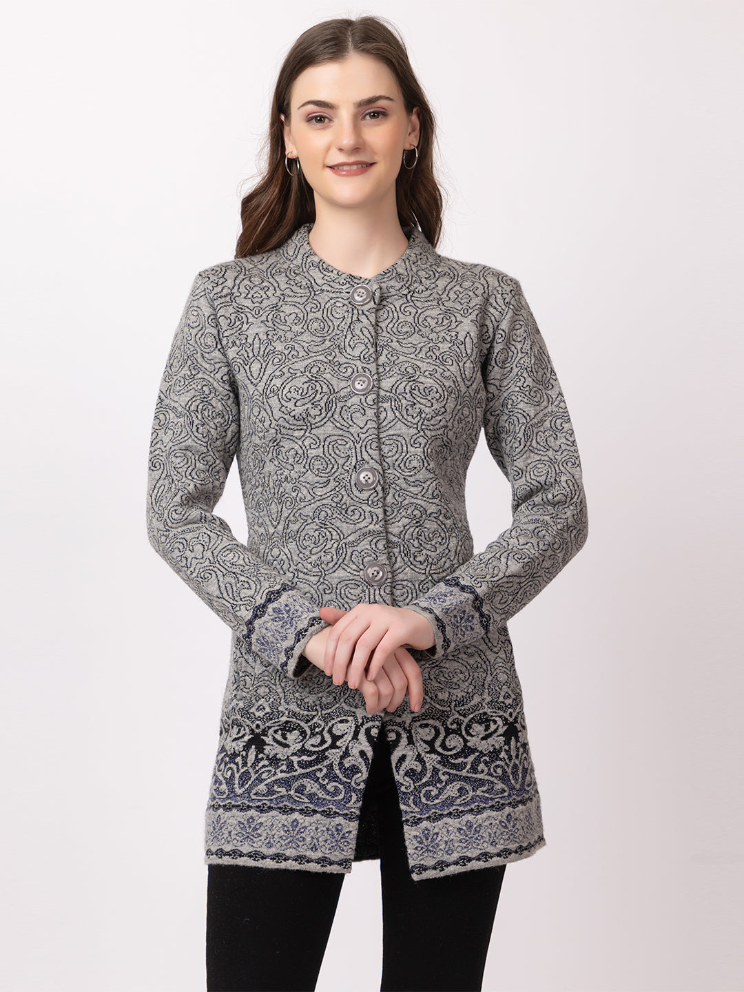 4685 Premium Grey Color Cardigans for Every Occasion