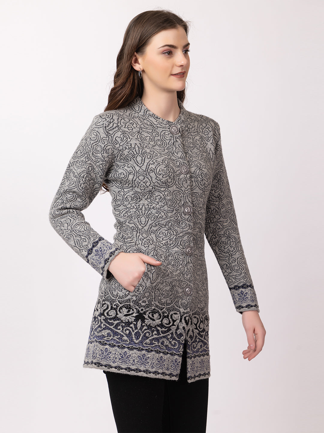 4685 Premium Grey Color Cardigans for Every Occasion